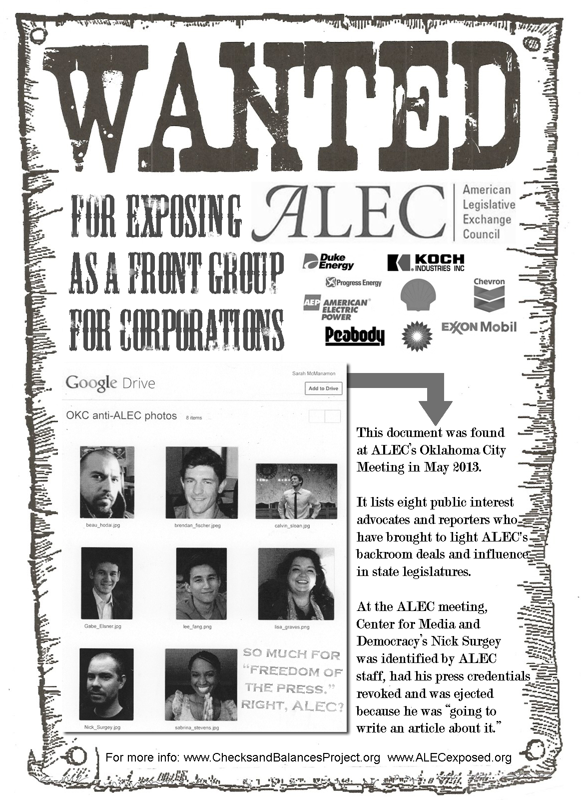 ALEC Most Wanted